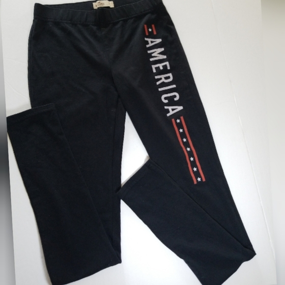 Hollister Pants - Hollister  leggings with america on leg